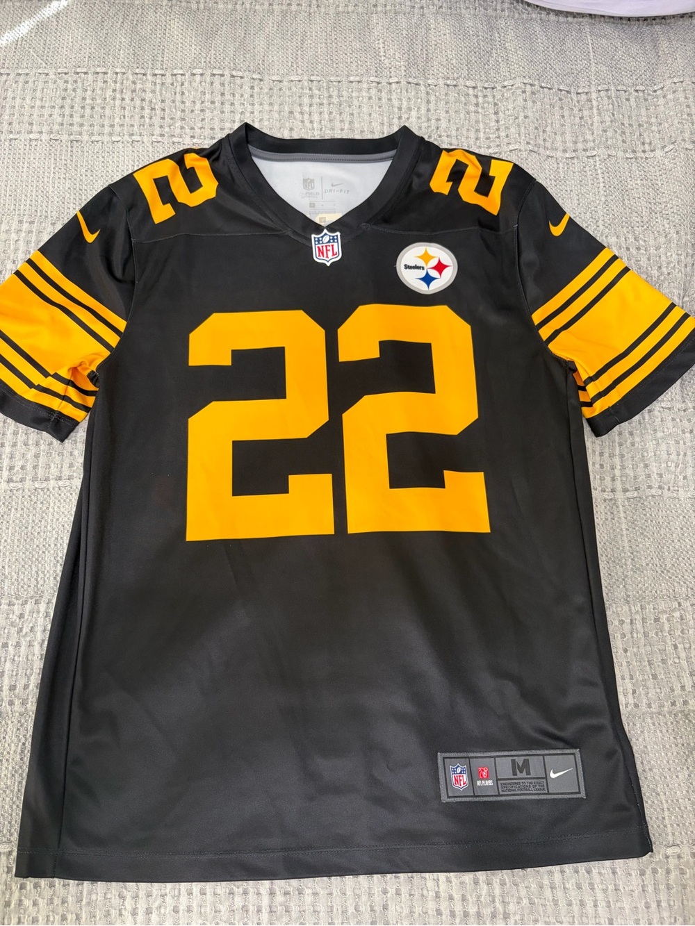 Steelers color rush jersey